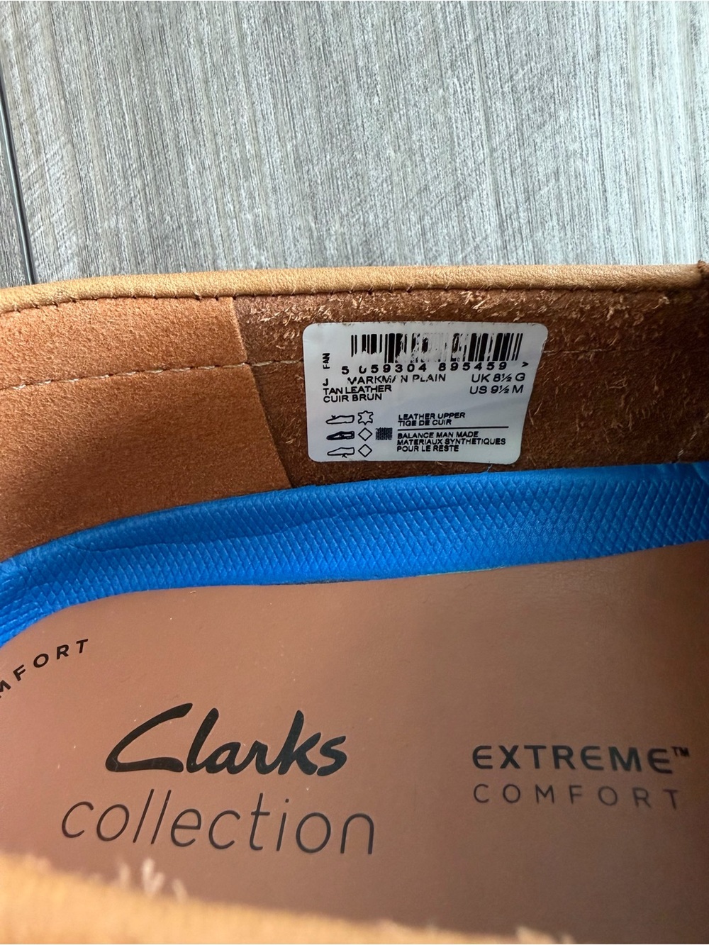 Clarks Men’s Brown Leather Slip-On Loafers - Picture 3 of 6